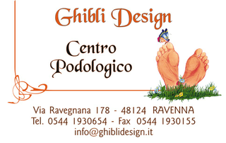 Ghibli Design - Biglietto personalizzabile,  #1002 - fronte - podologia, podologo, podologico, pedicure, piedi, farfalla, fiori