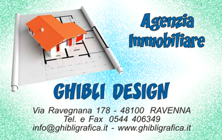 Ghibli Design - Biglietto personalizzabile,  #21 - fronte - 2902, 3d, agente, agenzia, agenzie, architetto, azzurro, casa, casetta, edificio, geometra, immobile, immobiliare, immobiliari, modellino, piantina, studio, tecnico, tetto, villa, villetta
