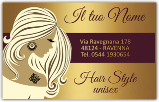 Ghibli Design - Etichette rettangolari gold o silver,  #2936 - gold, oro, ragazza, donna, capelli, stilizzato, marrone