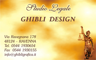 Ghibli Design - Biglietto personalizzabile,  #504 - fronte - 1020, 504, avvocato, studio legale, giustizia, legge, allinclusive