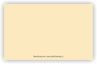 Ghibli Design - Biglietto personalizzabile,  #5099 - indietro - fiore, stilizzato, rosa, rosso, marrone, beige