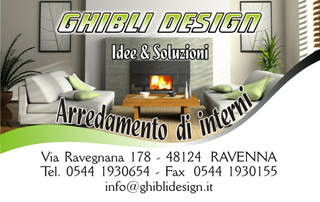 Ghibli Design - Biglietto personalizzabile,  #681 - fronte - arredamento, salotto, moderno, camera, arredamenti, interno, interni, plus