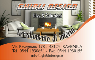 Ghibli Design - Biglietto personalizzabile,  #682 - fronte - arredamento, salotto, moderno, camera, arredamenti, interno, interni, plus