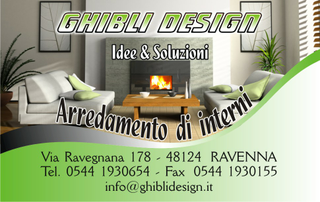 Ghibli Design - Biglietto personalizzabile,  #683 - fronte - arredamento, salotto, moderno, camera, arredamenti, interno, interni, plus